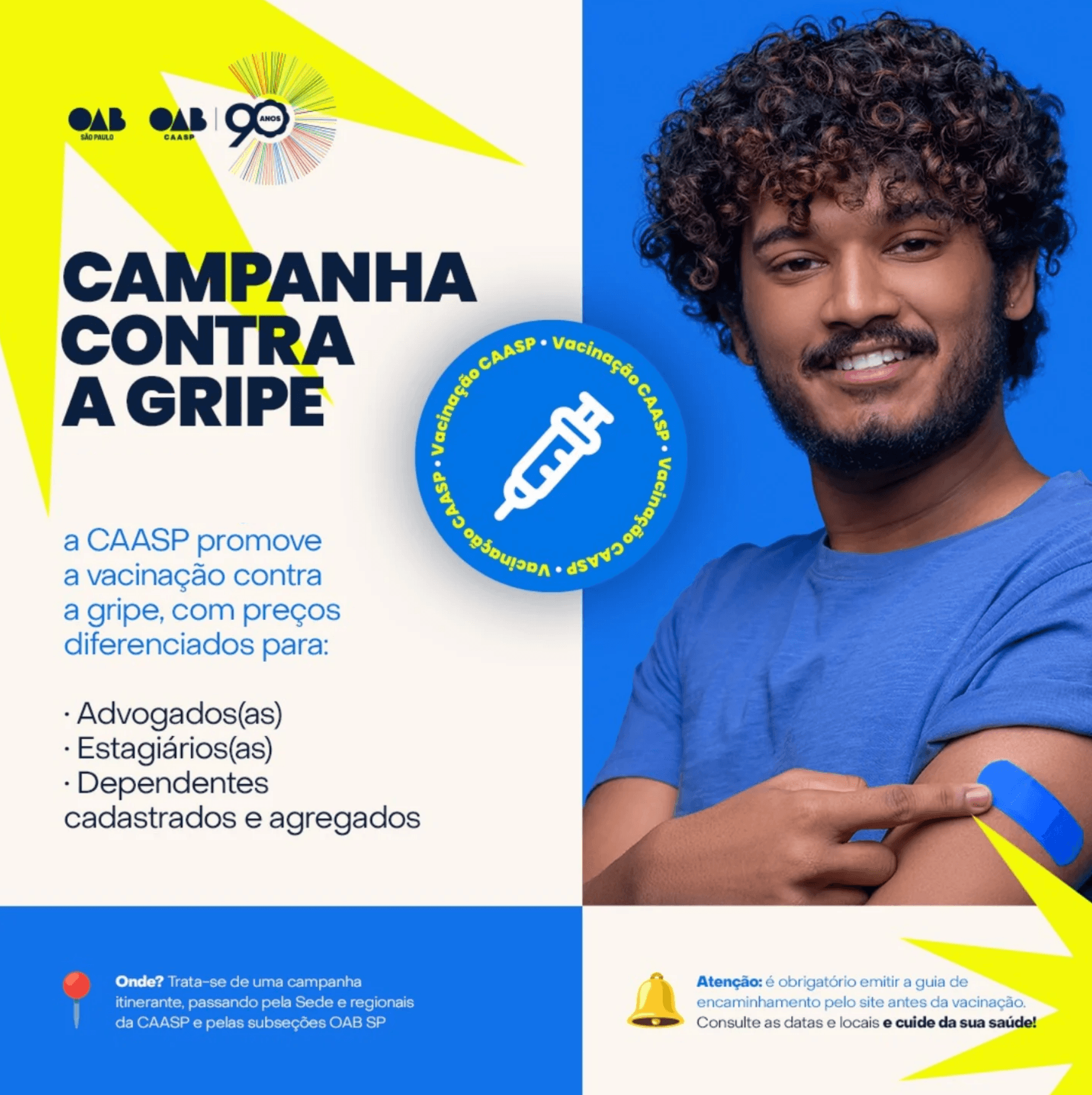 CAASP: Campanha de Vacinação contra a Gripe 2026