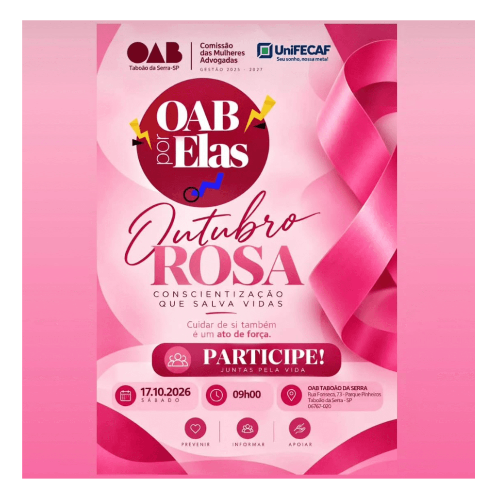 🩷 OAB por Elas - Outubro Rosa