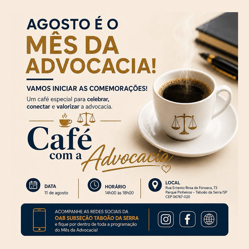 Mês da Advocacia: Café com a Advocacia